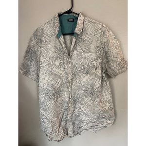 Mens vans button down shirt